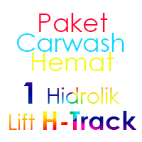 Paket Cuci Mobil Hemat 1 Hidrolik Lift H-Track