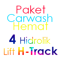 Paket Cuci Mobil Hemat STD 4 Hidrolik Lift H-Track