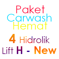 Paket Cuci Mobil Hemat STD 4 Hidrolik Lift H-New