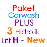 Paket Cuci Mobil Hemat PLUS 3 Hidrolik Lift H-New