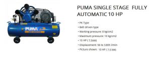 Kompresor Udara Puma 10 HP